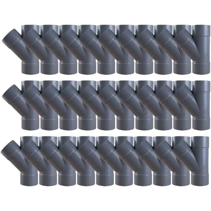 Offre Exclusive 30 culottes PVC 45° Femelle Femelle Ø100 - First Plast