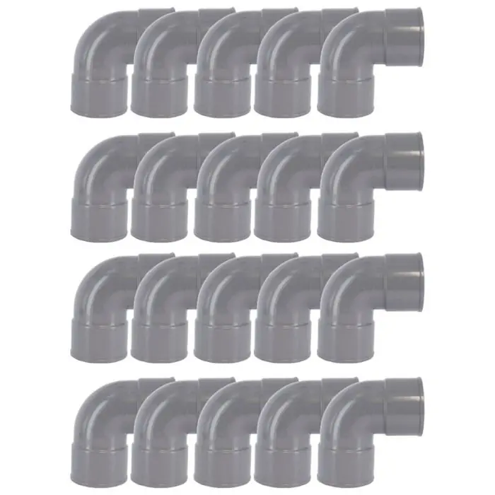 20 raccords PVC 87°30 Femelle/Femelle Ø100 - First Plast Seulement Aujourd'hui