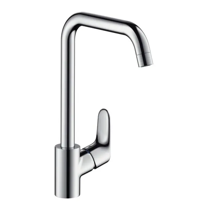 Promotion Hansgrohe FOCUS Mitigeur évier bec haut Aspect acier 31820800