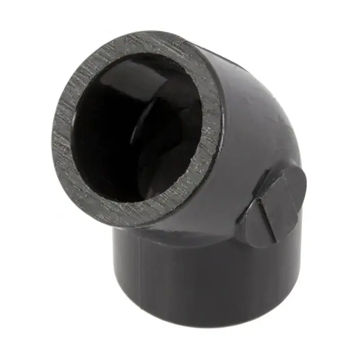 Certifié Raccord pression PVC Nicoll - Coude FF 45° Ø25 NF