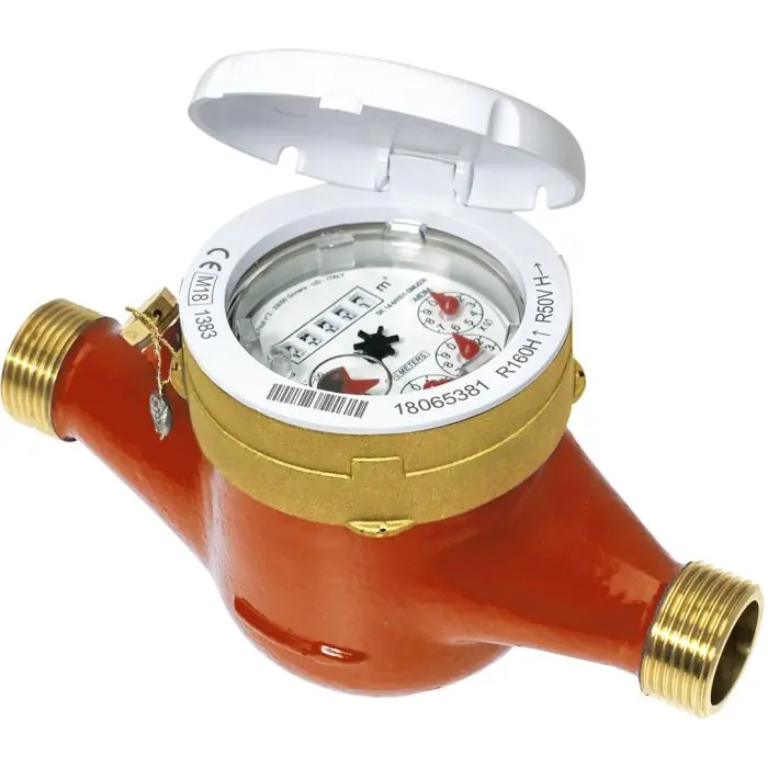 Compteur 1ère prise eau chaude à jets multiples - Écartement 300 mm - calibre 40 - Mâle 2" (50/60) - Sferaco Dernière Chance