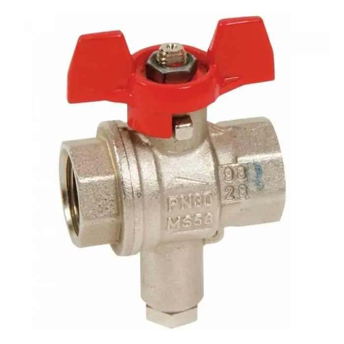 Expédié Aujourd'hui Vanne avec porte sonde pour compteur MID R50 - Femelle 1" (26x34) - Sferaco
