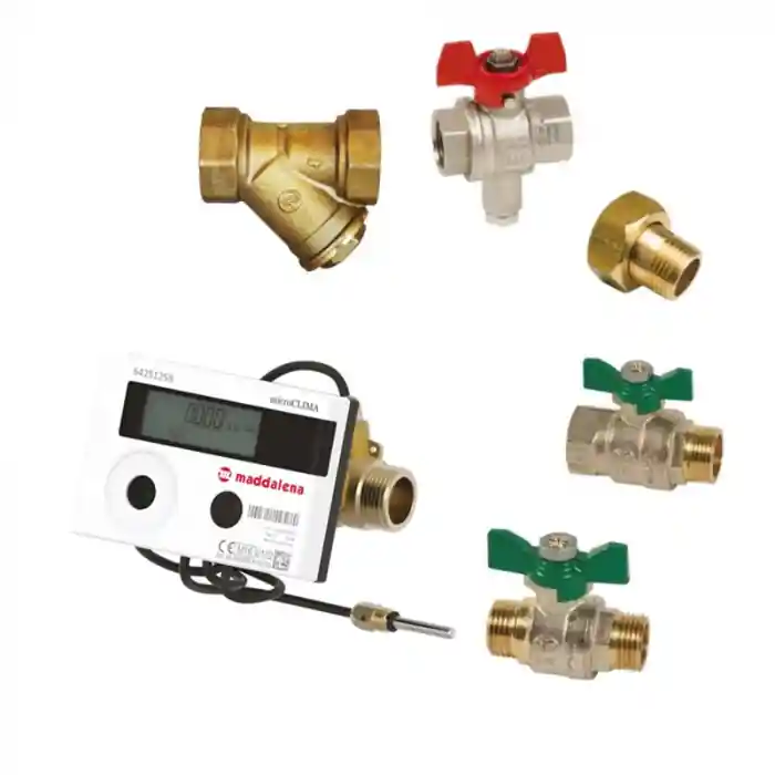 Dernier Modèle Kit compteur d‘énergie Calibre 15 - Mâle 3/4" (20x27) + accessoires