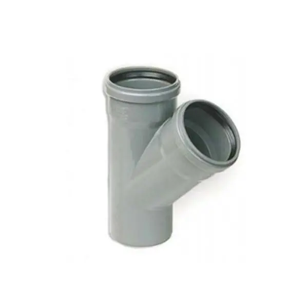 Meilleure Vente Culotte PVC assainissement CR4 Ø110 mâle-femelle 45°