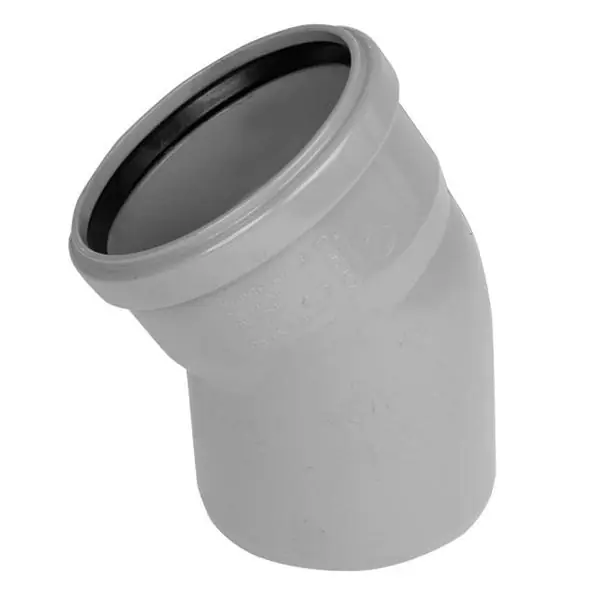 Certifié Coude PVC assainissement CR4 Ø200 mâle-femelle 30°