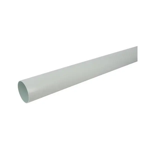 Dernier Modèle Tube de descente PVC gris 4m TD80P Ø80