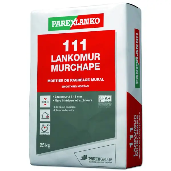 Mortier ragréage mural 111 LANKOMUR MURCHAPE sac 25kg Achat Immédiat