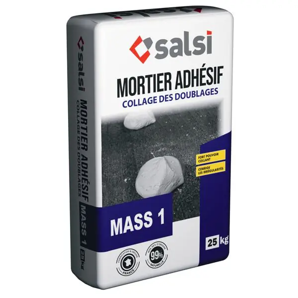 Nouvelle Collection Mortier adhésif MASS1 sac 25kg