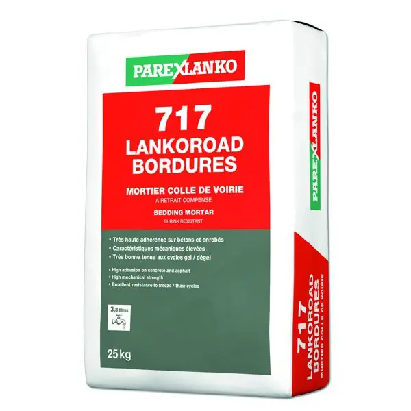 Mortier pour scellement de bordures 717 LANKOROAD gris sac 25kg Affaire À Saisir