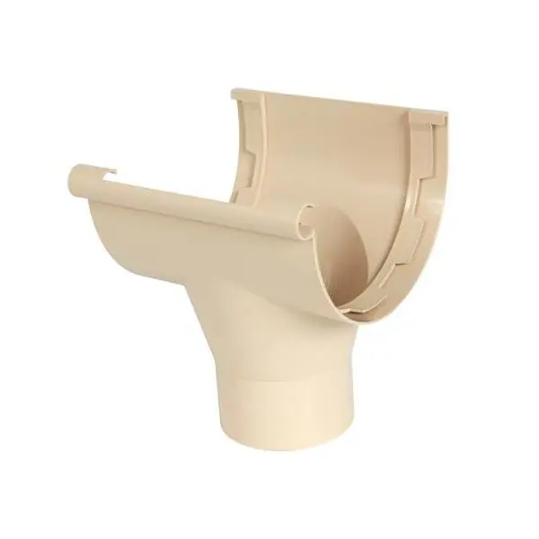 Naissance centrale PVC Ø100 à coller LG33 pour gouttière sable NAC33S Dernier Modèle