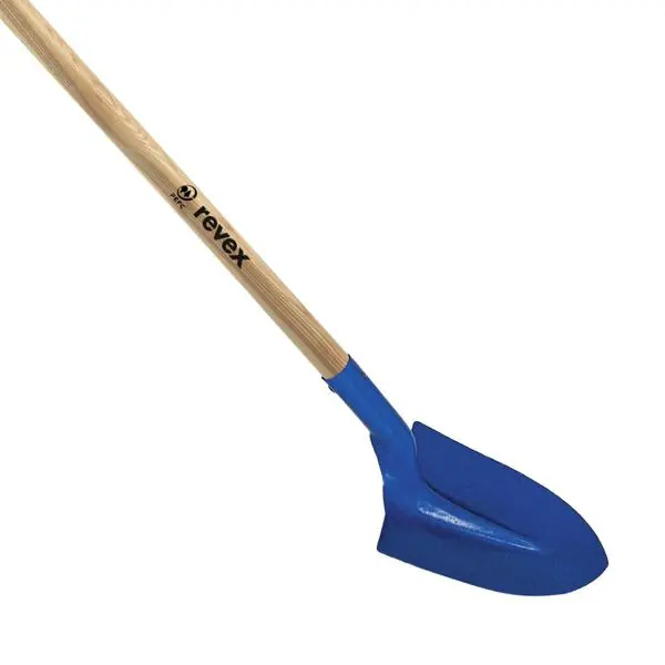 Marque Pelle ronde manche bois col de cygne 27cm 1 100 x 38.5mm