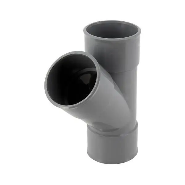 CULOTTE PVC A COLLER Ø50 FEMELLE-FEMELLE 45° Achetez Aujourd'hui