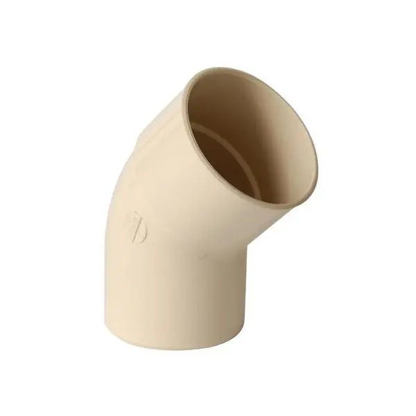 Satisfait Ou Remboursé Coude mâle/femelle PVC 45° LG25 sable UCR4GTS