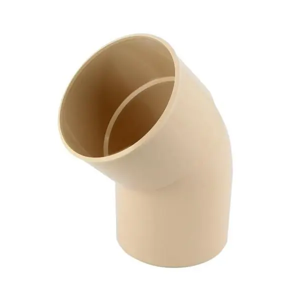 Coude mâle/femelle PVC Ø100 45° dev33 sable UCT4GTS Commande En Gros