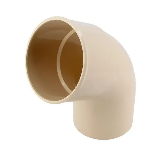 Remise Coude mâle/femelle PVC Ø100 67° dev33 sable UCT6GTS