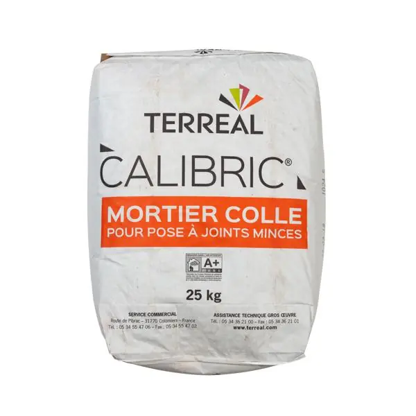 Meilleure Vente Mortier colle briques à joints minces CALIBRIC sac 25Kg