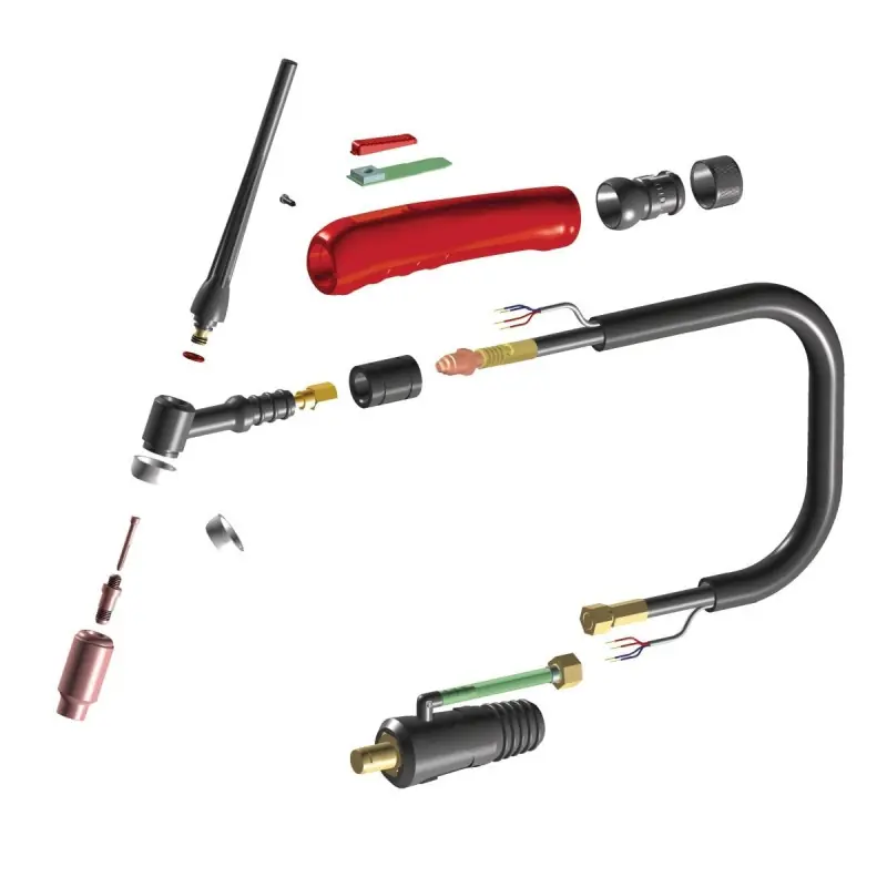 Populaire Torche de soudage TIG refroidie au gaz Schweisskraft SSR 7-17DD 8m