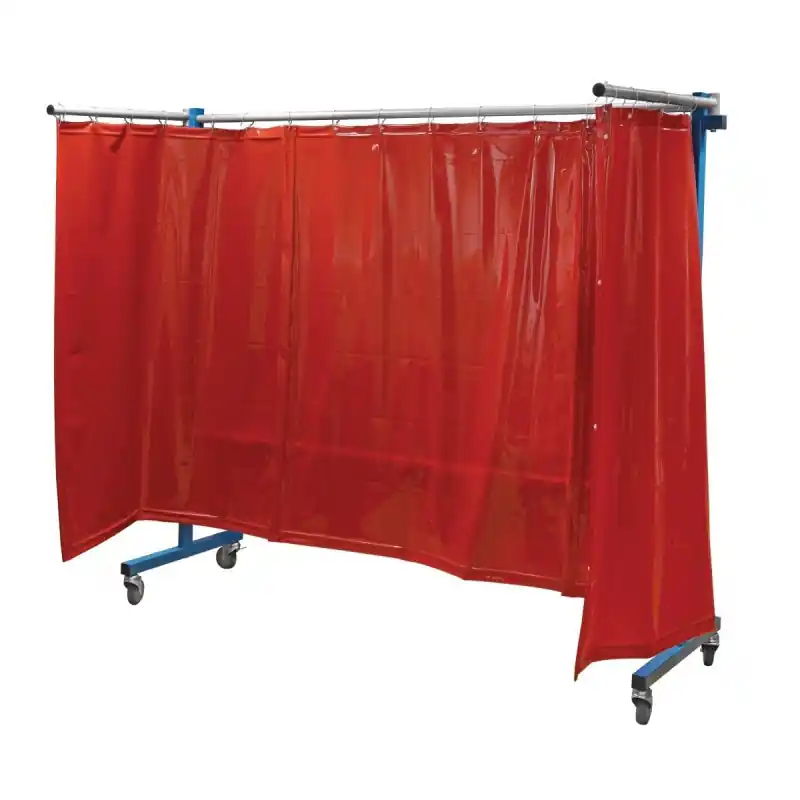 Paroi de protection TransFlex VSW rouge orange 3700 x 1950 mm Prix Promo
