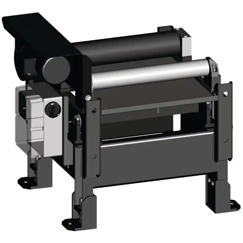Convoyeur à rouleaux Metallkraft 900 x 620 mm, motorisé, avec rouleau de levage à entraînement hydraulique Top Vente