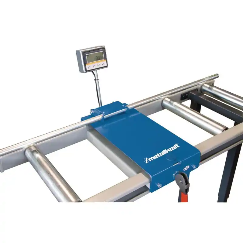 Système de rouleaux et jauges Metallkraft MRB LC-E Longueur 6 m , Pieds 5 Vente Directe