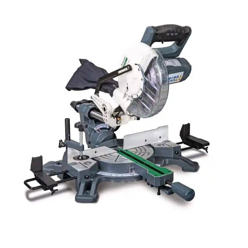 Scie à onglet radiale lame ø 210mm fonction traction 1,5kw Holzstar KGZ 210 E Haute Qualité