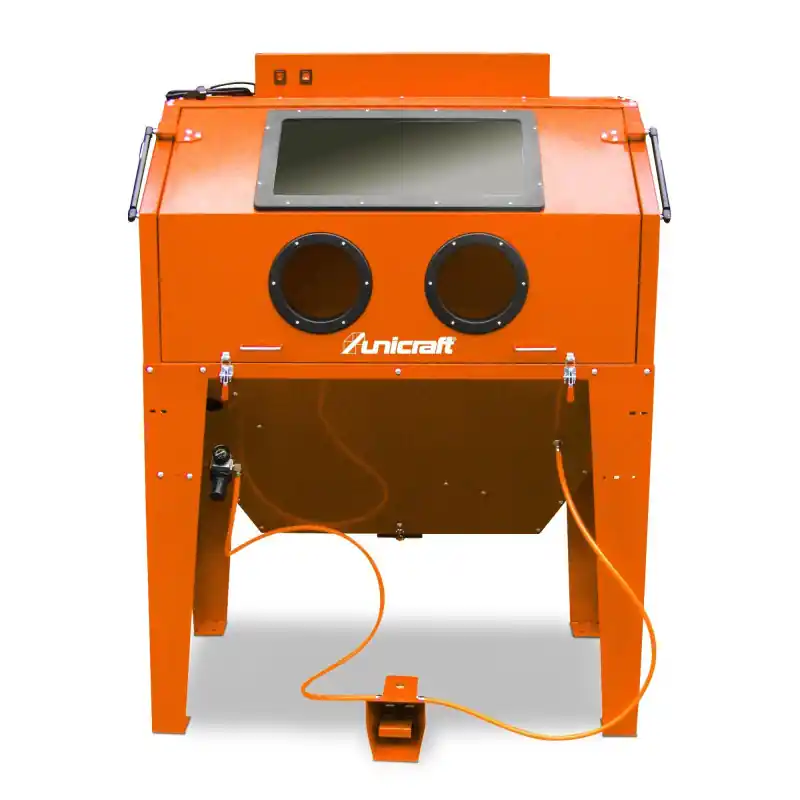 Cabine de sablage haute qualité 360 litres, ouverture frontale Unicraft SSK 3.1 Prix Cassé