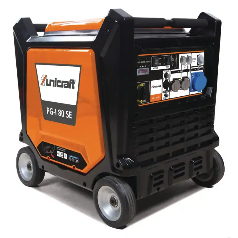 Must-Have Groupe électrogène Inverter silencieux 7,5Kw Essence Unicraft PG-I 80 SE