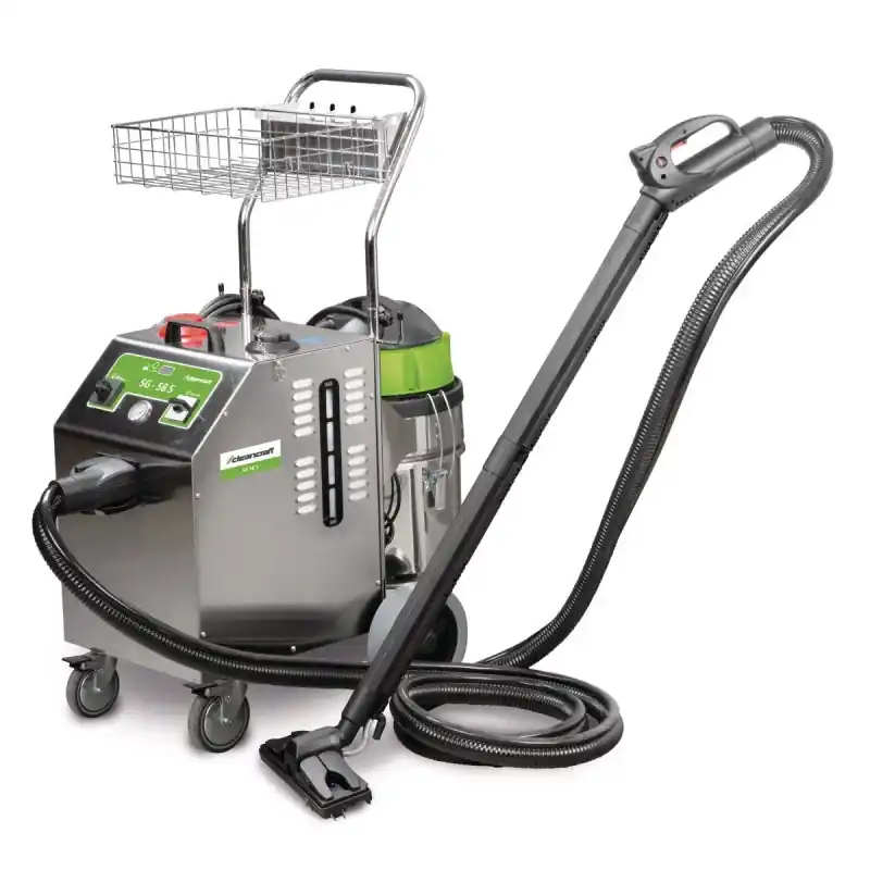 Petit Prix Aspirateur nettoyeur à vapeur 185° professionnel en inox Cleancraft SG 58 S