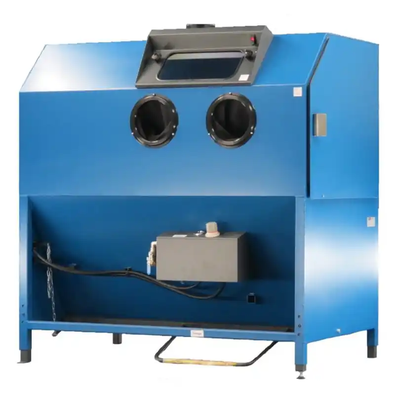 Authentique Cabine de sablage pro modèle large à dépression, 250kg de charge Uniworks DS 1500
